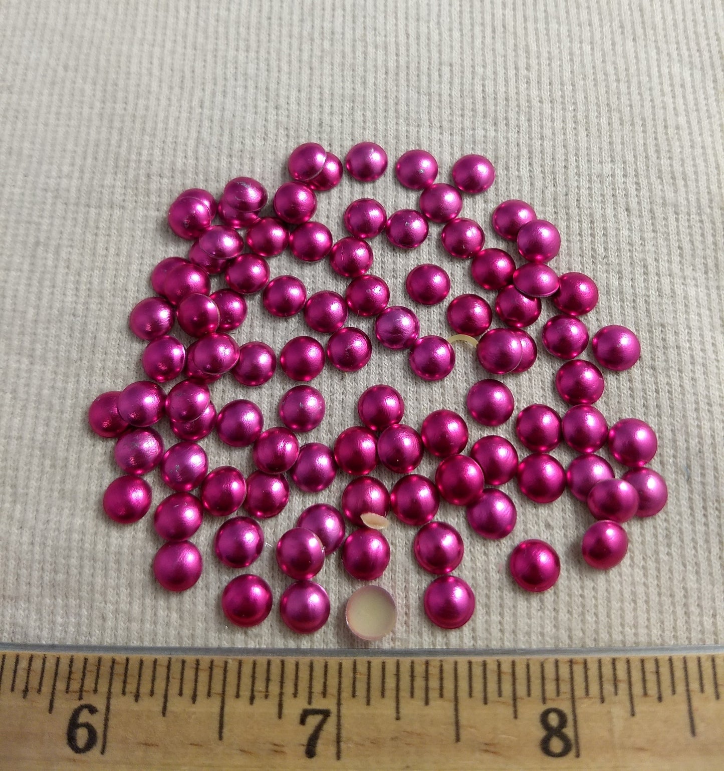 Bead #Rhinestud #Fuchsia #Dome #Hot-Fix #144pc