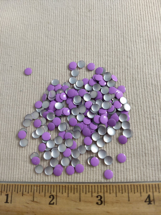 Bead #Rhinestud #Purple #Round #Hot-Fix #432pc