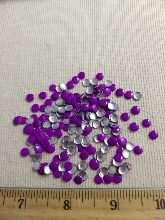 Bead #Rhinestud #Purple #Round #Hot-Fix #432pc