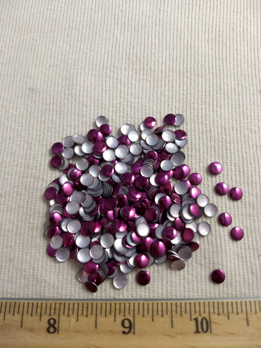 Bead #Rhinestud #Purple #Round #Hot-Fix #432pc