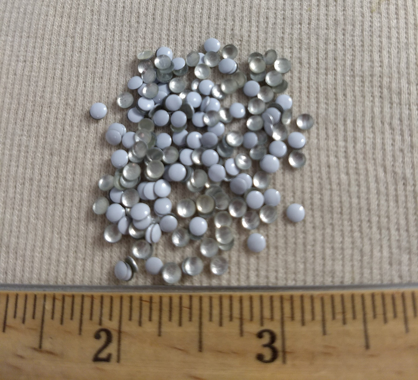 Bead #Rhinestud #White #Round #Flat #Hot-Fix #720pcs