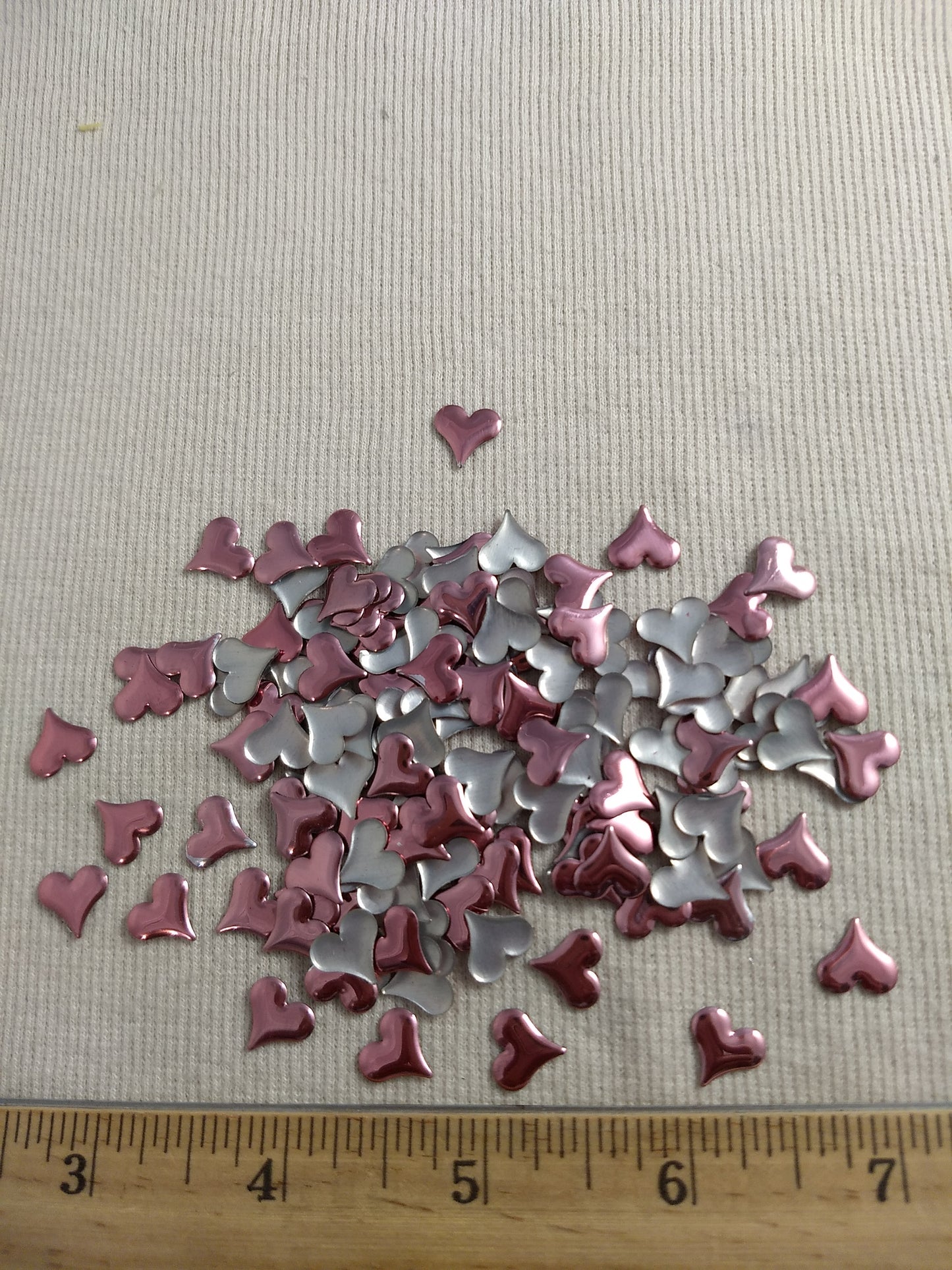 Bead #Rhinestud #61 #Pink #Heart #Hot-Fix #144pcs