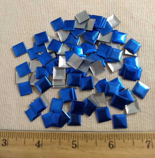 Bead #Rhinestud #Blue #Square #Hot-Fix #200pcs