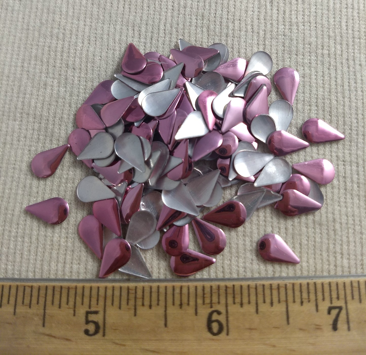 Bead #Rhinestud #Purple #Tear-Drop #Hot-Fix #144pcs