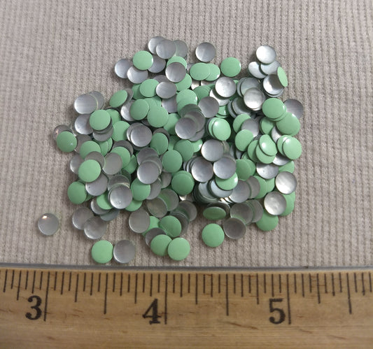 Bead #Rhinestud #Green #Round #Hot-Fix #432pcs