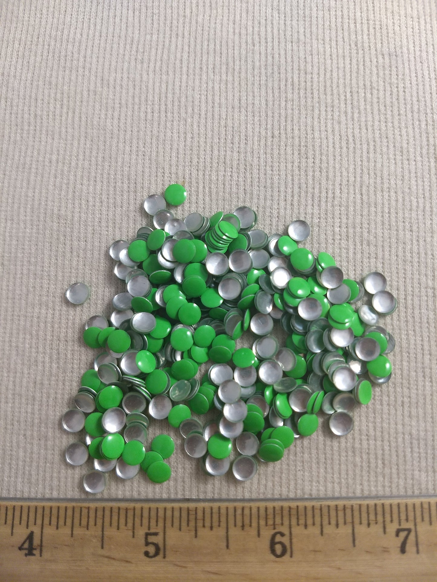 Bead #Rhinestud #Green #Round #Flat #Hot-Fix #432pcs