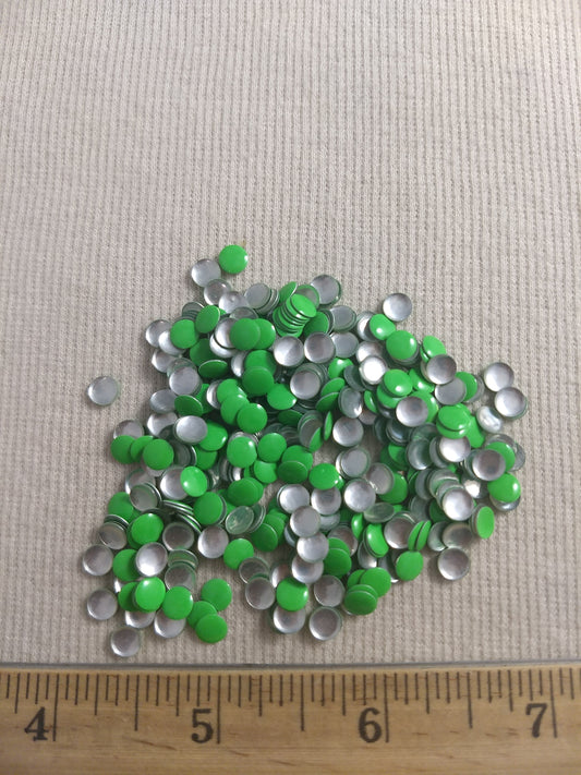 Bead #Rhinestud #Green #Round #Flat #Hot-Fix #432pcs