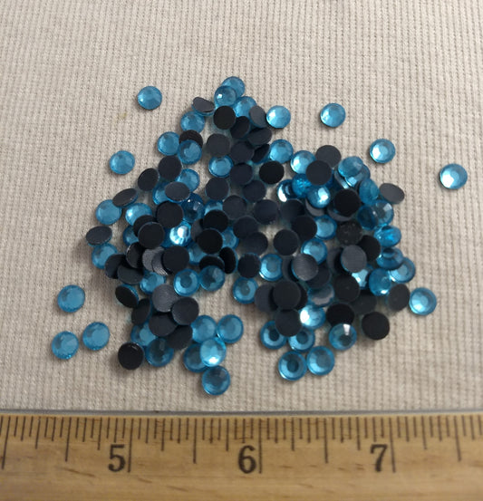 Bead #Rhinestone #SS30 #Turquoise #Grade-A #144pc