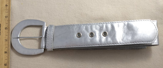 Belt #HXPD-0828 #Silver #Buckle #PVC #1pc