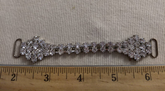 Buckle #Connector #B461 #Silver #Rhinestone #1pc