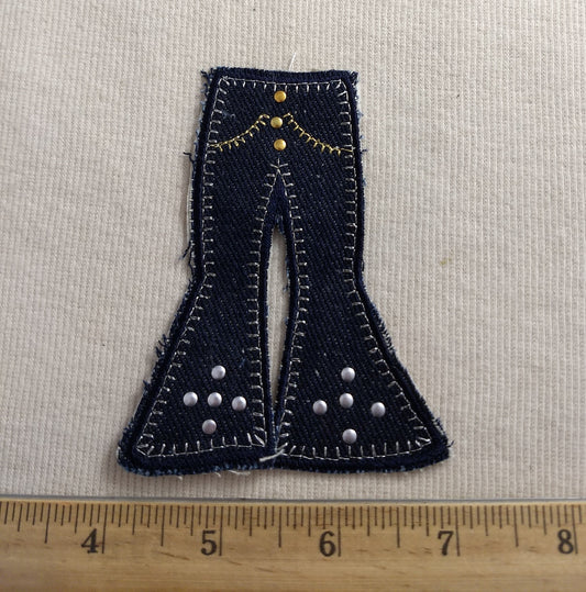 Applique #NFXH2275 #Blue #Jeans #Patch #1pc