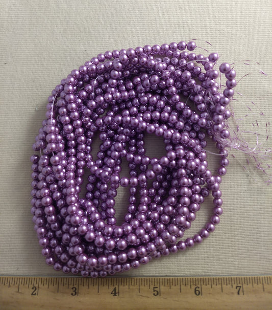 Beads #Lazy-A06 #A #Purple #2-Hole #Round #Jewelry #150 #1 strand