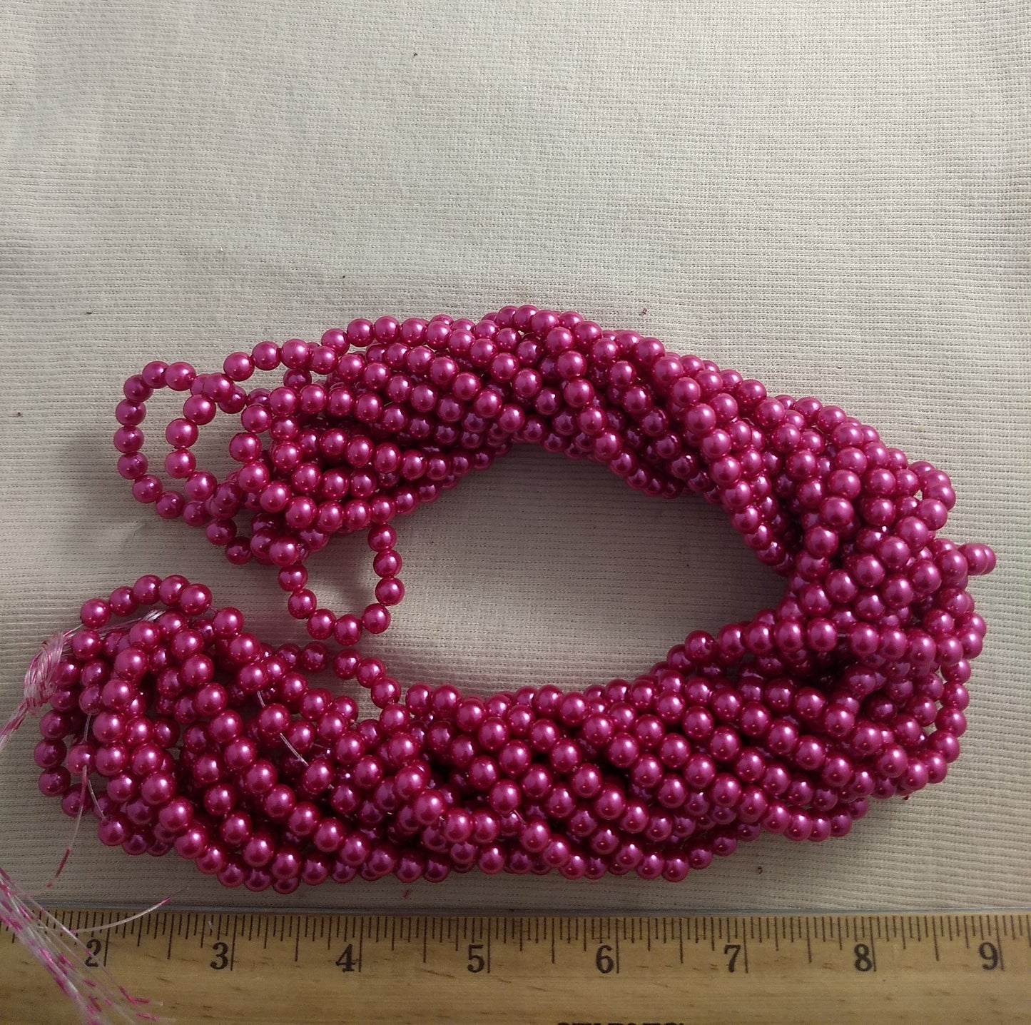 Beads #Lazy-A06 #B #Pink #2 Hole #Round #Jewelry #150 #1 strand