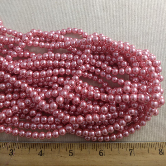 Beads #Lazy-A06 #C #Pink #2-Hole #Round #Jewelry #150 #1 strand