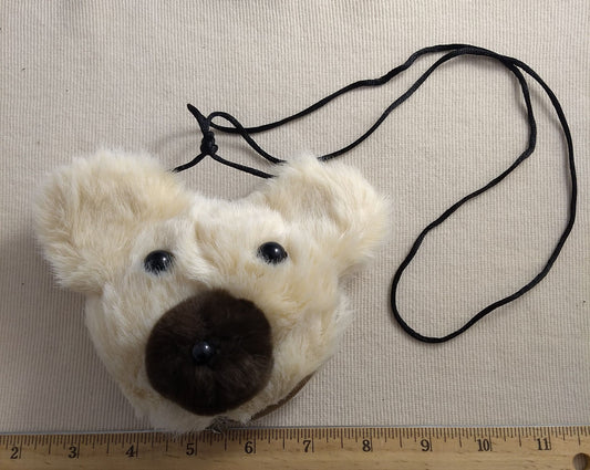 Purse #FF081203-2 #Cream #Kids #Puppy #Coin-Purse #Animal 1pc