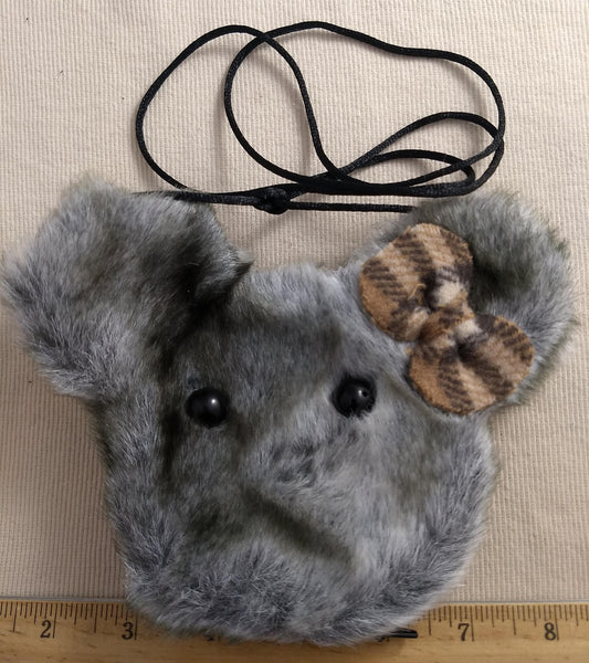 Purse #FF081203-1 #Grey #Kids #Coin-Purse #Animal #1pc