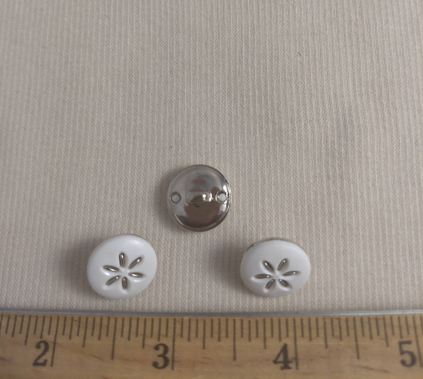 Button #1675 #Shank #White #Nylon #31pc