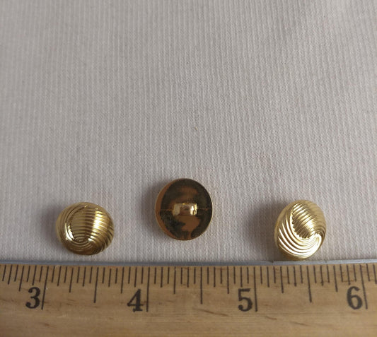 Button #S1016 #Shank #Gold #Abs #30pc