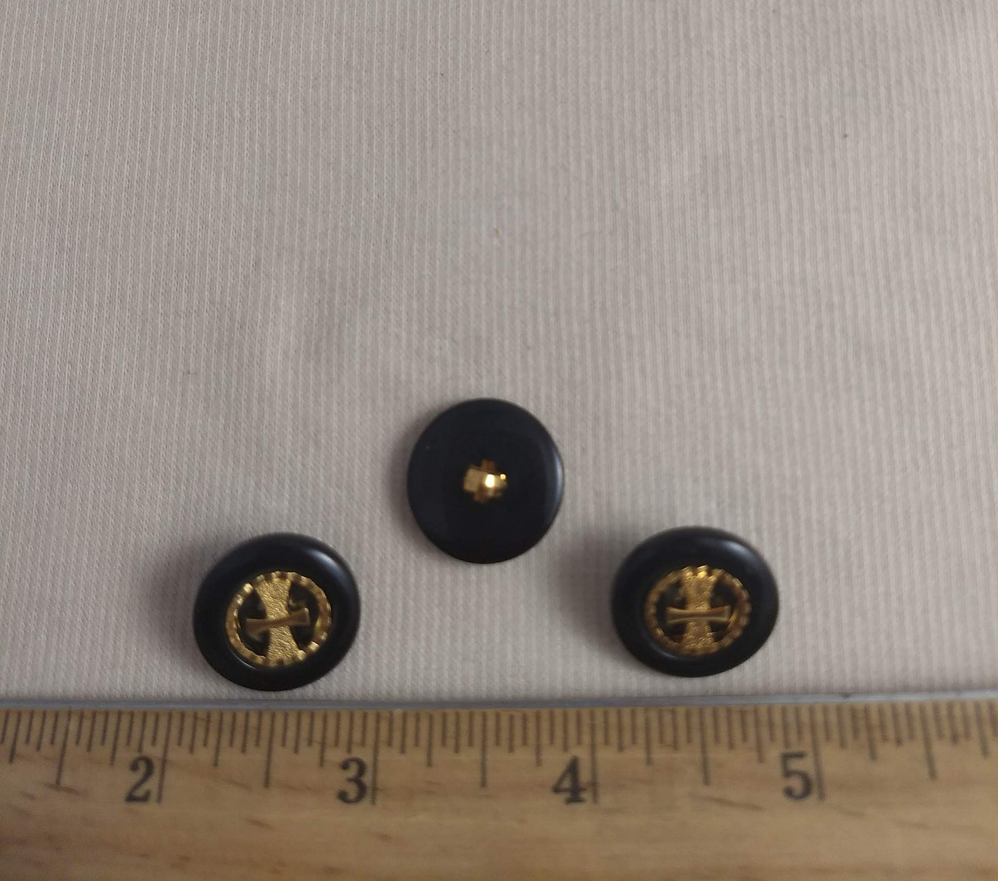 Button #1685 #Shank #Black #Polyester #Abs #Rim #25pc