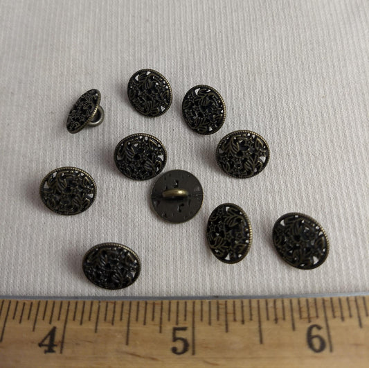 Button #479 #Shank #Antique-Gold #Metal #1pk #65pc