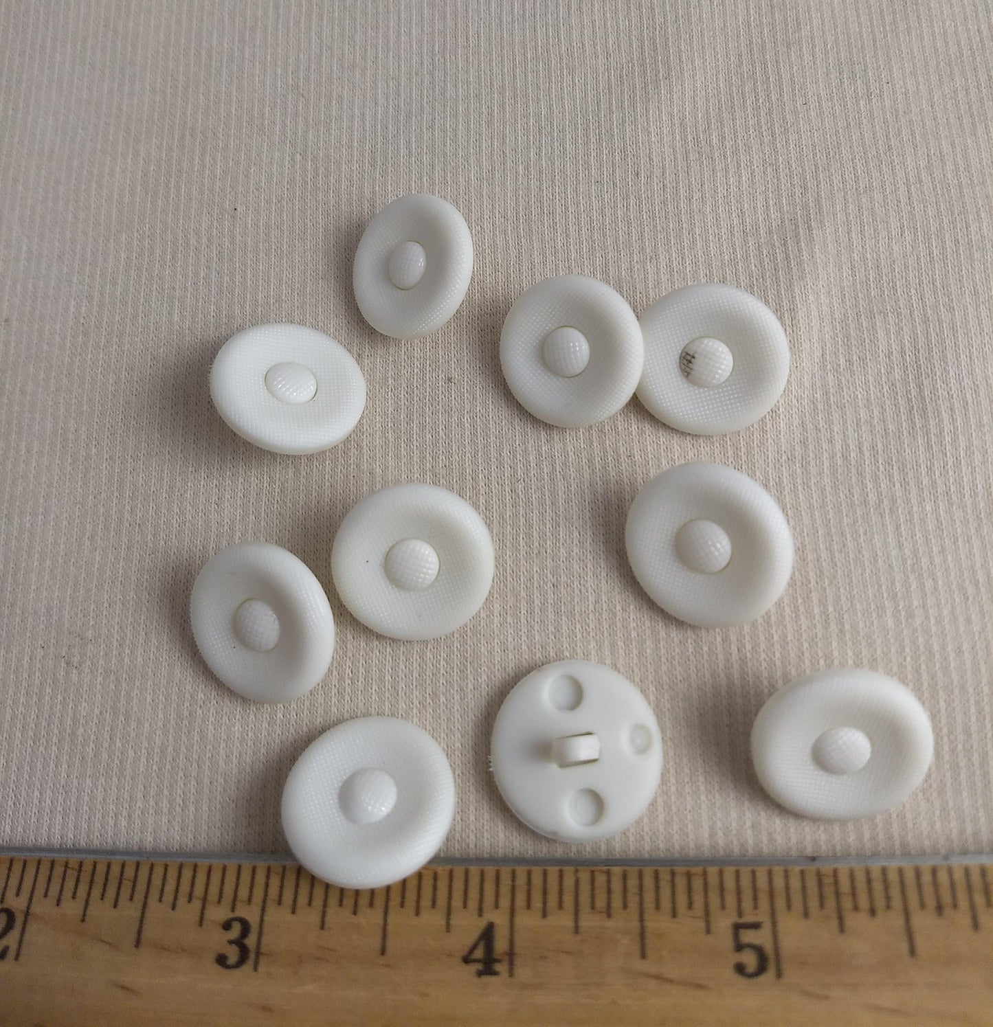 Button #480 #Shank #White #Nylon #10 pcs