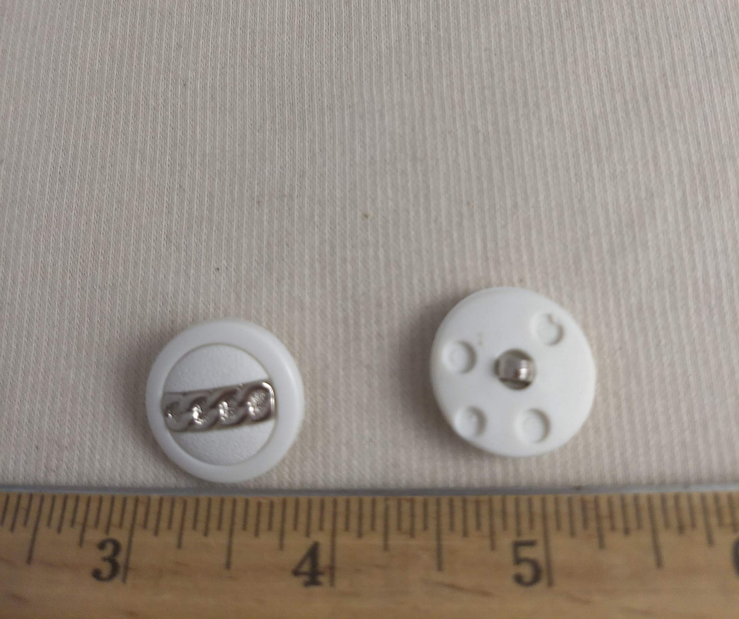 Button #481 #Shank #White #Abs #1pk #52pc