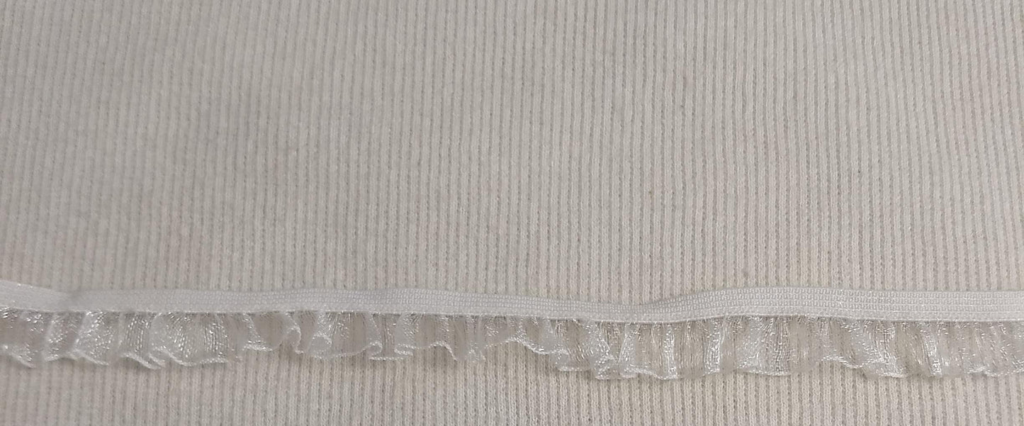 Ribbon #Elastic #Cream #Stretchy #Lace #Frill #2yd