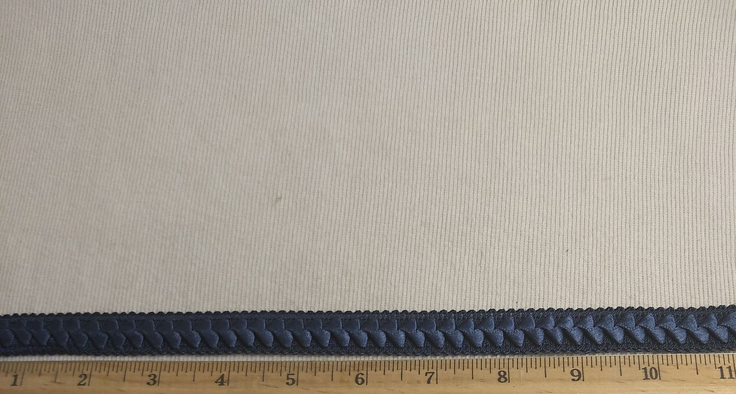 RIBBON 726-B #Blue #Scalloped #Embroideried #1yd