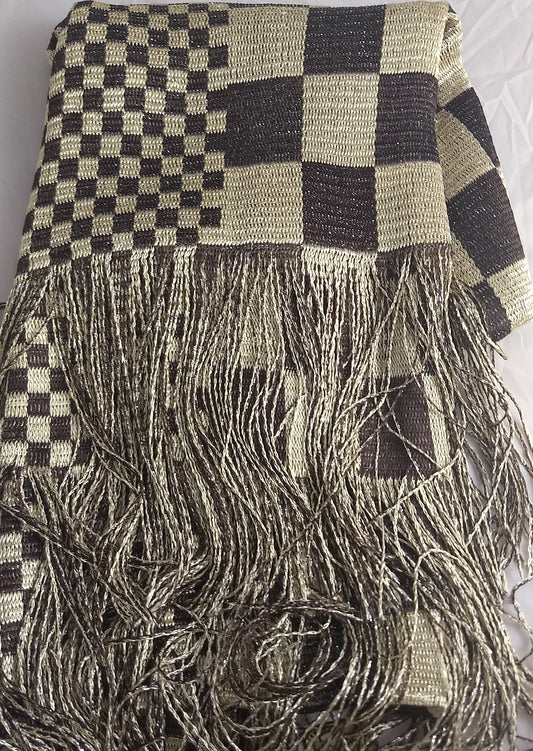 SCARF #YWWF090107B #Brown #Long #Fringe #1pc