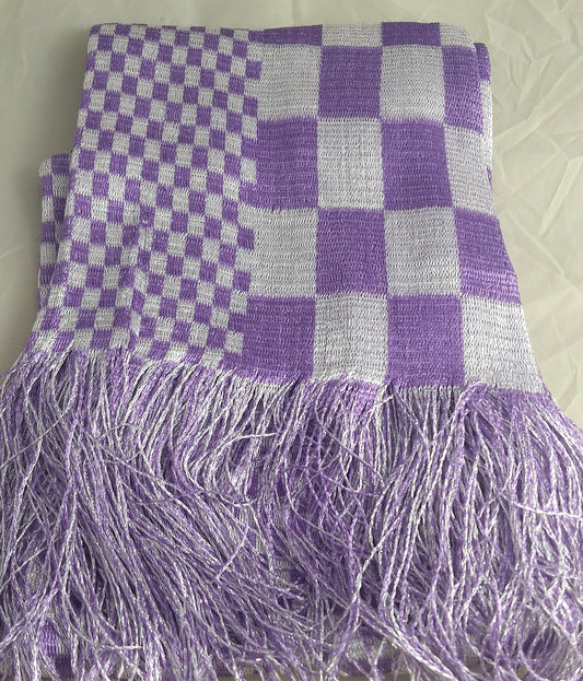 SCARF #YWWF090107P #Purple #Long #Fringe #1pc