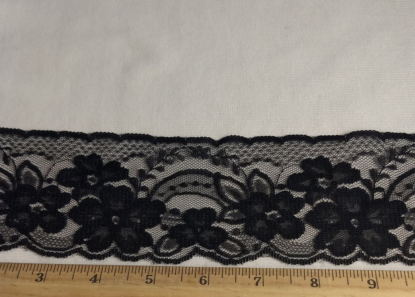 RIBBON #092724 #Black #Flower #Floral #Lace #5yds