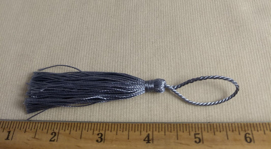 Ribbon #YWLS110602 #Grey #Tassel #10pc