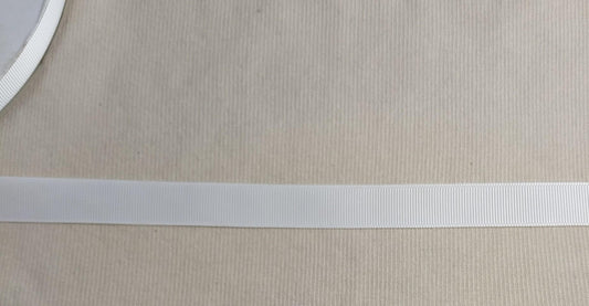 RIBBON #Grosgrain #White #Border #Tape #Polyester #1yd