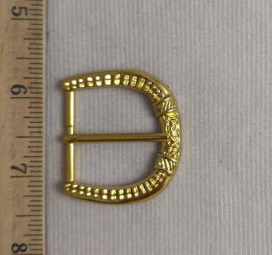 Buckle #010627 #Gold #Prong #Metal #1pc