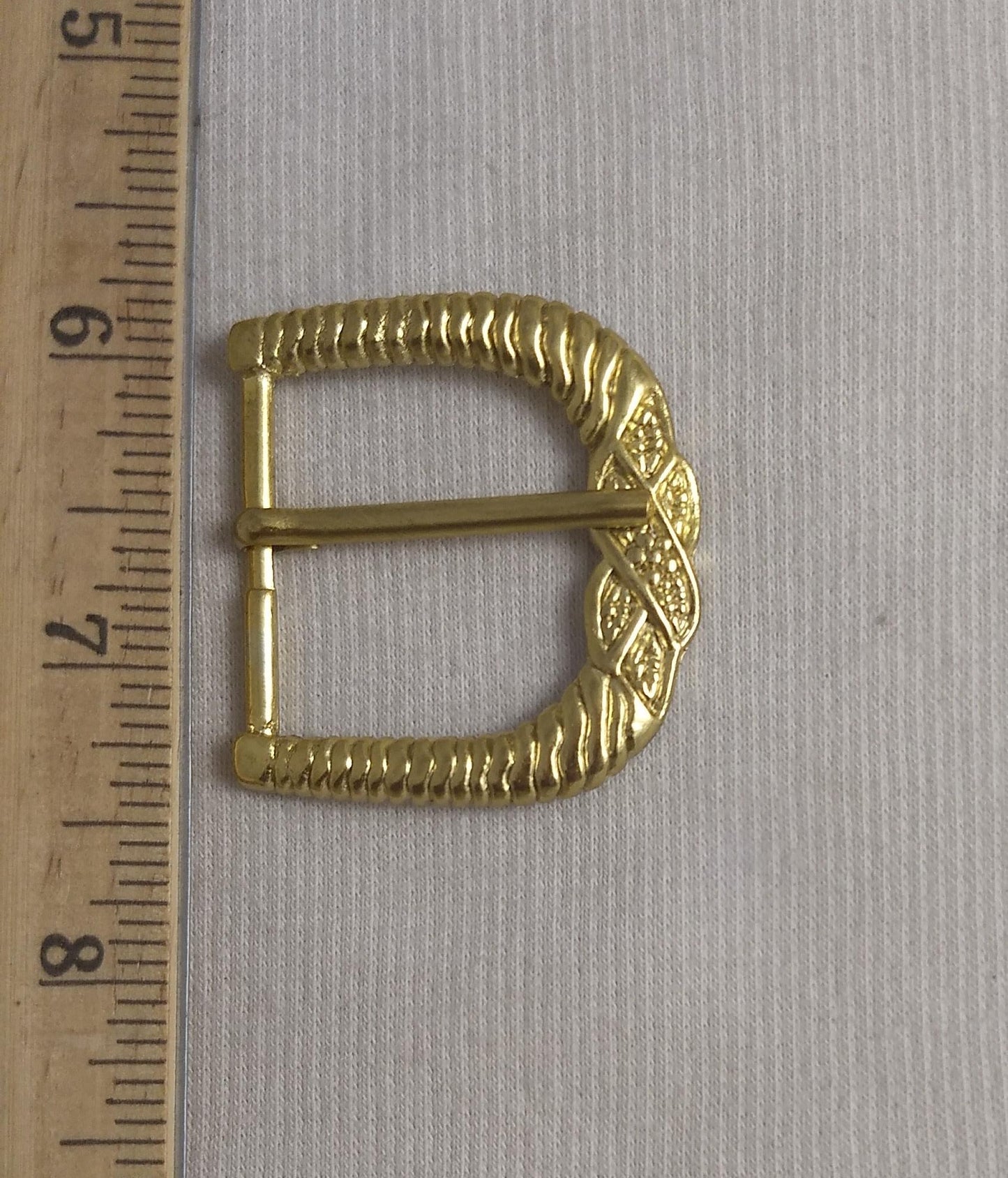 Buckle #010628 #Gold #Prong #Metal #1pc