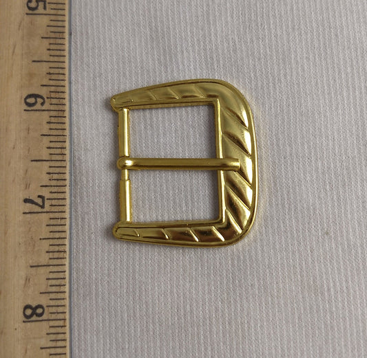 Buckle #010634 #Gold #Prong #Metal #1pc