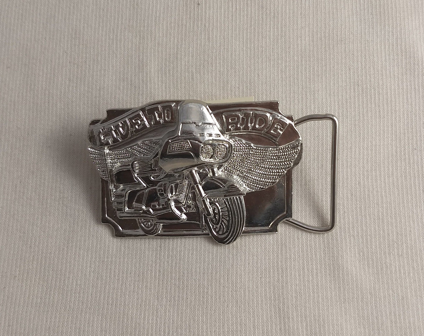 Buckle #11025 #Silver #Live To Ride #Metal #1pc