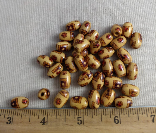 Bead #Fash15 #2-Hole #Cream #Barrel #Bracelet #50pc