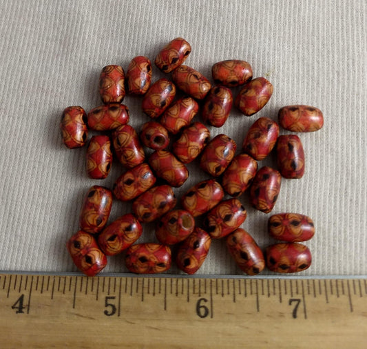 Bead #Fash18 #2-Hole #Brown #Barrel #Bracelet #150pc