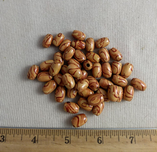 Bead #C106 #2-Hole #Brown #Barrel #Bracelet #50pc