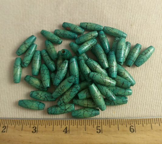 Bead #FASH19 #2-Hole #Green #Bracelet #90pc