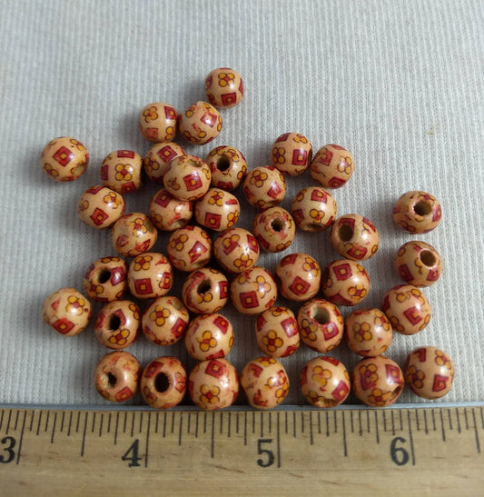 Bead #C116 #2-Hole #Brown #Round #Bracelet #100pc