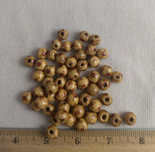 Bead #Fash23 #2-Hole #Cream #Round #Bracelet #100pc