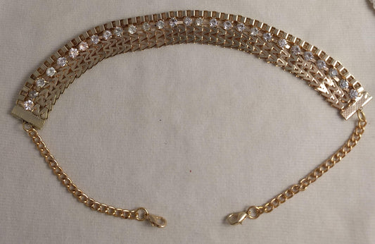 Belt #Fash42 #Gold #Acrylic-Stone #Lobster-Claw #Belt #1pcs