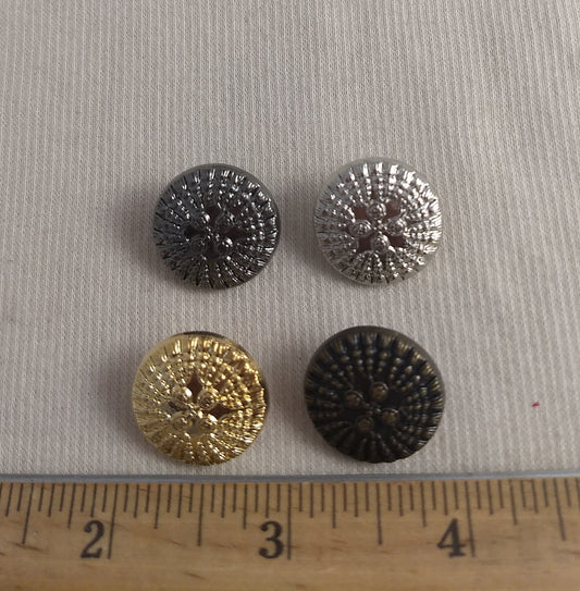 Button #Y1013 #Shank #Gold #Silver #10pc-each-color #40pc