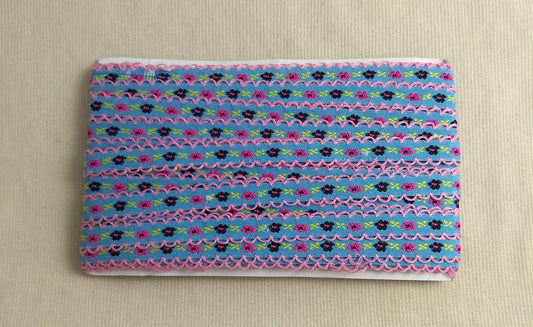Ribbon #YWCY160108-2 #1/4" #Pink #Scallop #Floral #5yd