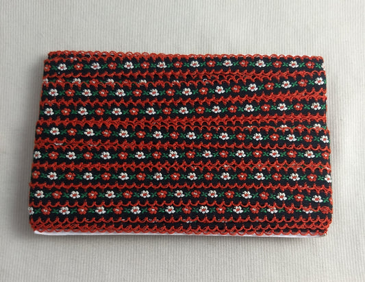 Ribbon #YWCY101021-5 #Red #Scallop #Floral #5yd