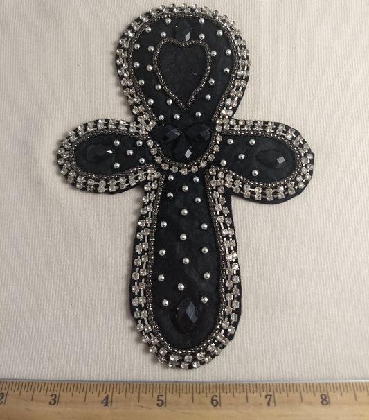 Necklace #Fash52 #Black #Bead #Acrylic-Stone #Sample #1pc