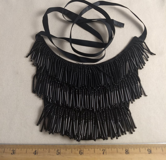 Necklace #Fash54 #Black #Bead #Sequin #Sample #1pc
