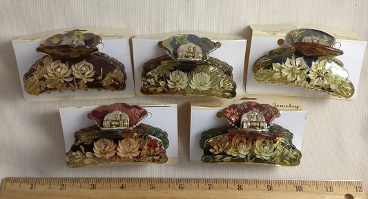 Hair-Comb #YWBG1103291 #Floral #Bead #Accessory #1pc